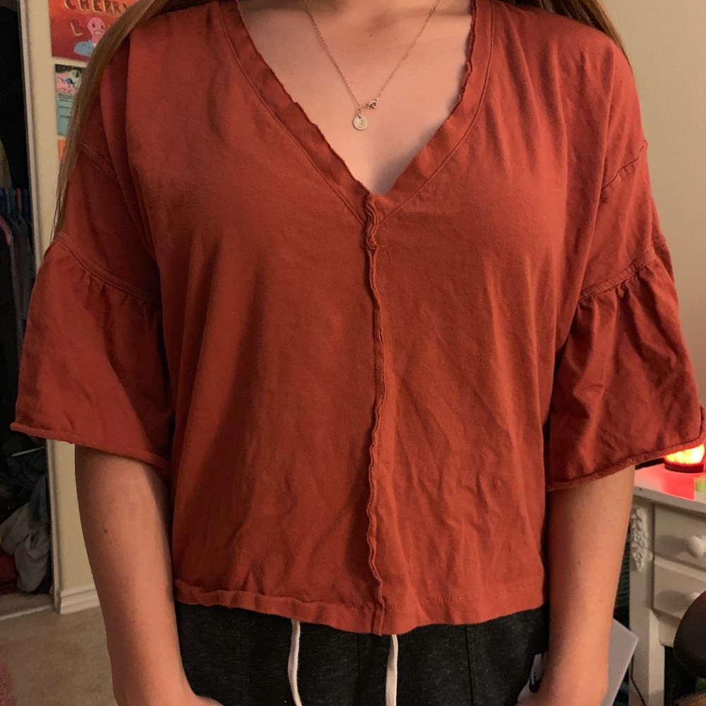 Urban outfitters super cute bell sleeved blouse